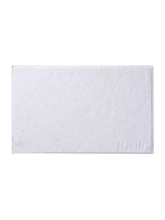 JOOP | Badematte "Cornflower Uni" 50x80cm (Weiss) | 